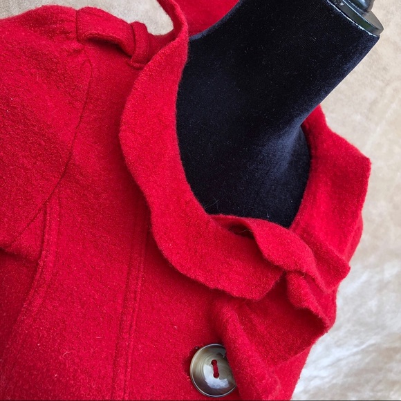 Little Red Wool Jacket - Picture 6 of 9